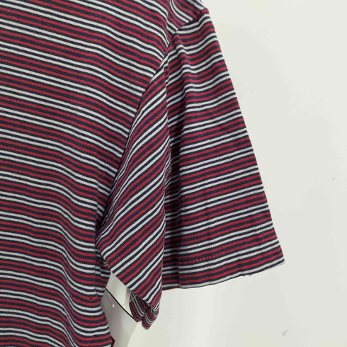 ベーシックエディションズ BASIC EDITIONS 90S シングルステッチ クルーネックマルチボーダーTシャツ メンズ