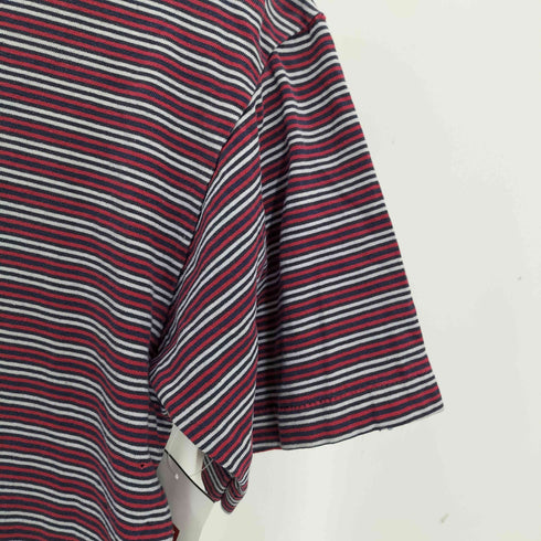 ベーシックエディションズ BASIC EDITIONS 90S シングルステッチ クルーネックマルチボーダーTシャツ メンズ