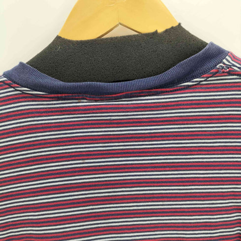 ベーシックエディションズ BASIC EDITIONS 90S シングルステッチ クルーネックマルチボーダーTシャツ メンズ