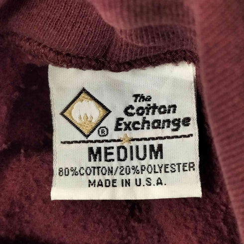 ザコットンエクスチェンジ THE COTTON EXCHANGE 90S USA製 バックプリントスウェットパーカー メンズ import:M