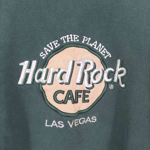 ハードロックカフェ Hard Rock Cafe USA製 クルーネックトレーナー メンズ import:M