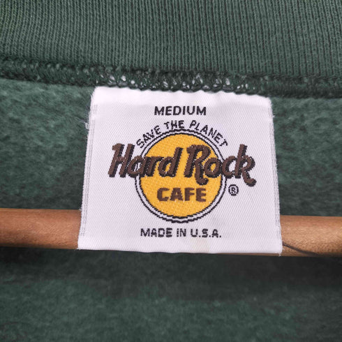 ハードロックカフェ Hard Rock Cafe USA製 クルーネックトレーナー メンズ import:M