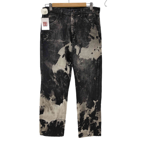 ラスラー RUSTLER 00S メキシコ製 抜染 タイダイ 加工 先染め ブラック デニム パンツ メンズ 32×30