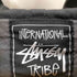 ステューシー Stussy INTERNATIONAL TRIBE Sロゴ 刺繍 コットン フーデット バーシティ ジャケット スタジャン メンズ import:XL