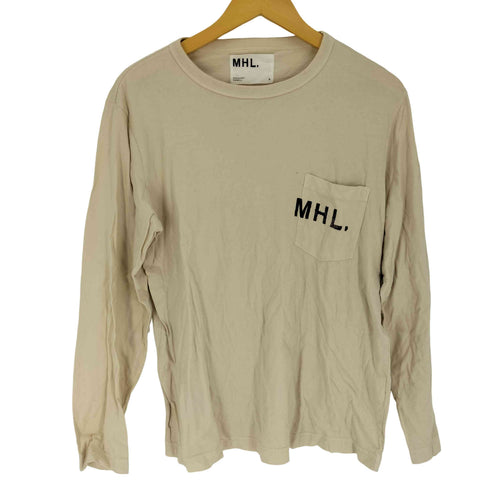 エムエイチエル MHL. PRINTED JERSEY L/S クルーネック Tシャツ メンズ JPN:L