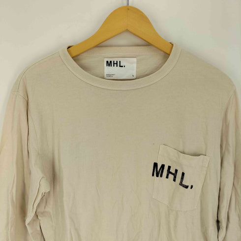 エムエイチエル MHL. PRINTED JERSEY L/S クルーネック Tシャツ メンズ JPN:L