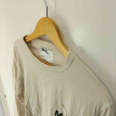 エムエイチエル MHL. PRINTED JERSEY L/S クルーネック Tシャツ メンズ JPN:L