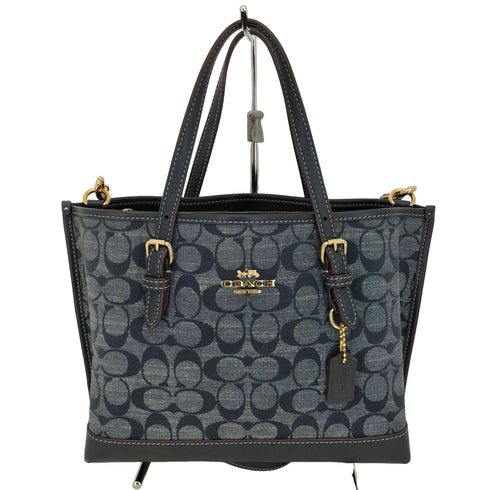 コーチ COACH モリー トート 25 シグネチャー シャンブレー レディース