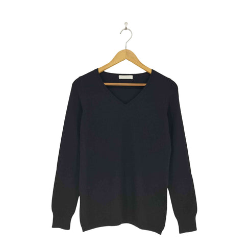 ユニクロ UNIQLO cashmere 100% カシミヤ Vネックニット レディース JPN:L