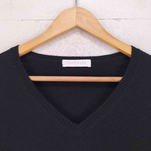 ユニクロ UNIQLO cashmere 100% カシミヤ Vネックニット レディース JPN:L