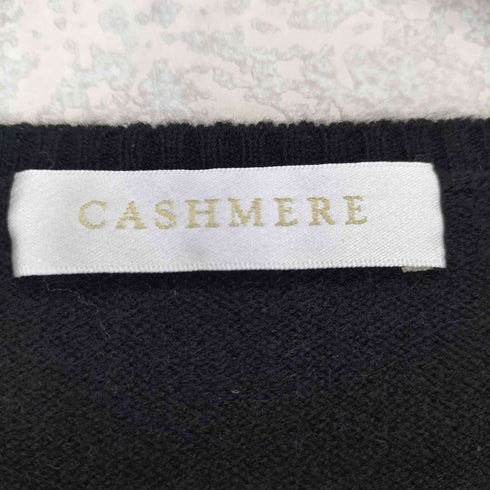 ユニクロ UNIQLO cashmere 100% カシミヤ Vネックニット レディース JPN:L