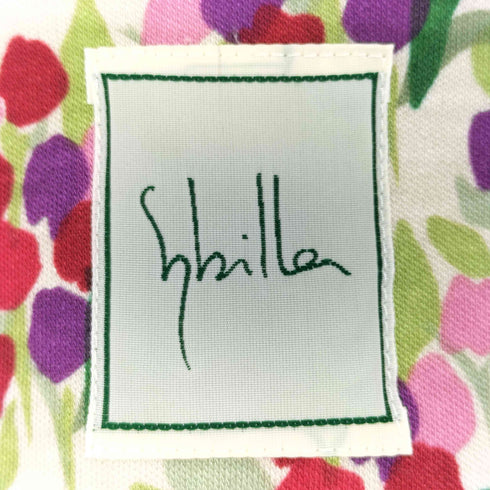 シビラ Sybilla フラワープリントストレッチワンピース レディース JPN:M