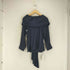 ミースロエ MIESROHE オフショルダーサテンドレスシャツ elegance レディース F