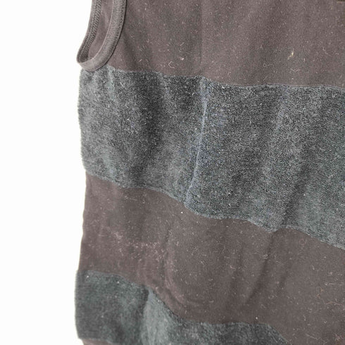 プリーツプリーズイッセイミヤケ PLEATS PLEASE ISSEY MIYAKE パイルボーダーストレッチカットソー レディース JPN:2