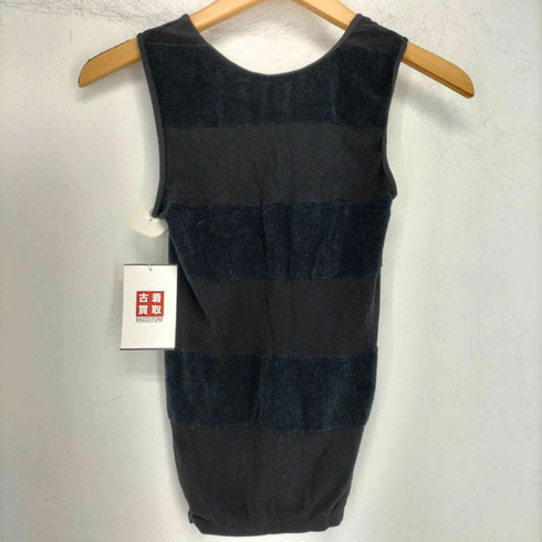 プリーツプリーズイッセイミヤケ PLEATS PLEASE ISSEY MIYAKE パイルボーダーストレッチカットソー レディース JPN:2