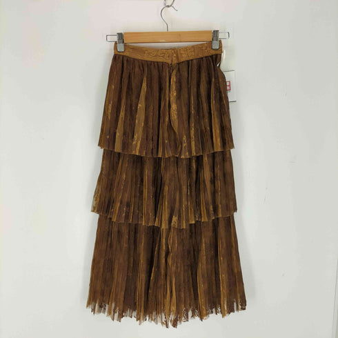 アメリヴィンテージ Ameri VINTAGE PLEATS TIERED SKIRT レディース FREE