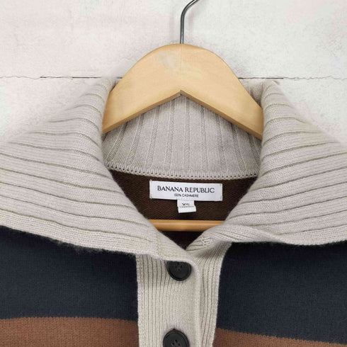 バナナリパブリック BANANA REPUBLIC 25AW pure cashmere カシミヤ100ニットポロシャツ レディース XS