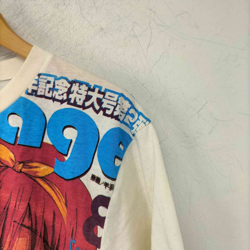 WORK 00s クルーネック ショートスリーブ 両面プリント アニメTシャツ Y2K メンズ JPN:L