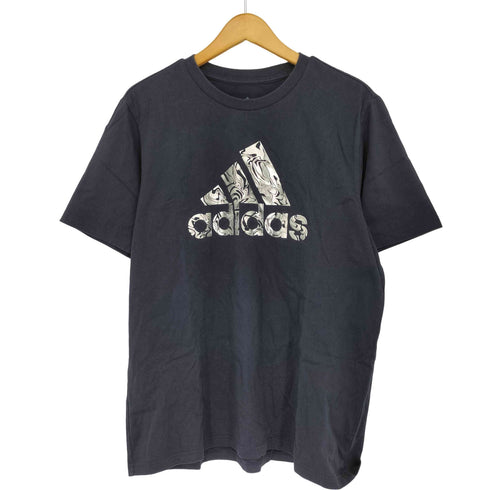アディダス adidas Foil Bos G Clothing T-Shirts ロゴプリント クルーネック 半袖 Tシャツ メンズ import:XL
