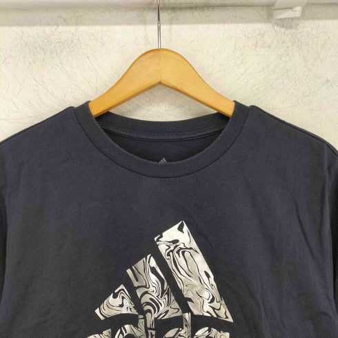 アディダス adidas Foil Bos G Clothing T-Shirts ロゴプリント クルーネック 半袖 Tシャツ メンズ import:XL