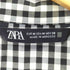 ザラ ZARA ギンガムチェック ティアードミニワンピース レディース import:M