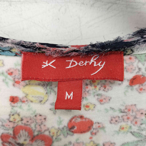 derhy フラワー刺繍 レーヨンカットソー レディース import:M