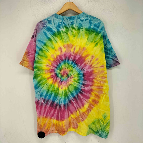 ENERGIE GANG キャラクタープリント 後染め タイダイ クルーネック Tシャツ メンズ JPN:XL