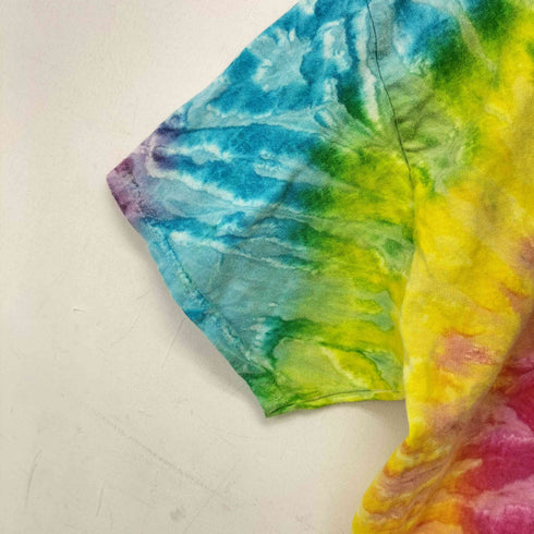 ENERGIE GANG キャラクタープリント 後染め タイダイ クルーネック Tシャツ メンズ JPN:XL