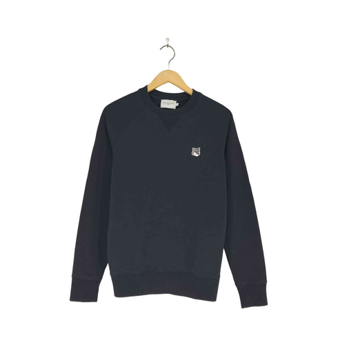 メゾンキツネ MAISON KITSUNE Gray Fox Head Patch Classic Sweatshirt メンズ import:XS