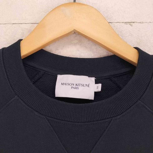 メゾンキツネ MAISON KITSUNE Gray Fox Head Patch Classic Sweatshirt メンズ import:XS