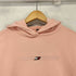 トミーヒルフィガー TOMMY HILFIGER ロゴプリント クロップド プルオーバー パーカー レディース