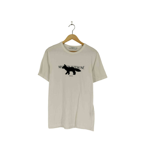 メゾンキツネ MAISON KITSUNE PROFILE FOX STAMP CLASSIC TEE-SHIRT メンズ import:S