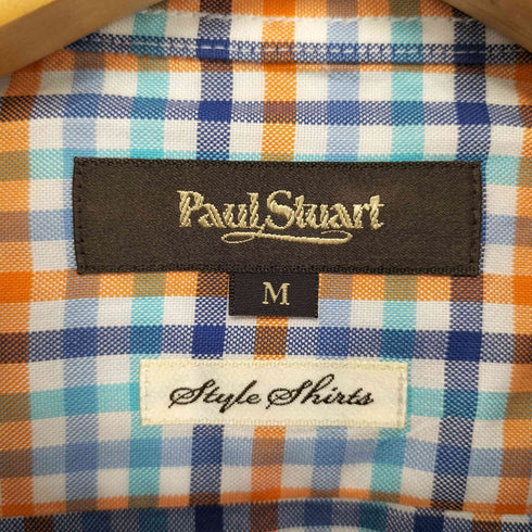 ポールスチュアート Paul Stuart マルチカラー チェック カジュアルシャツ メンズ import:M