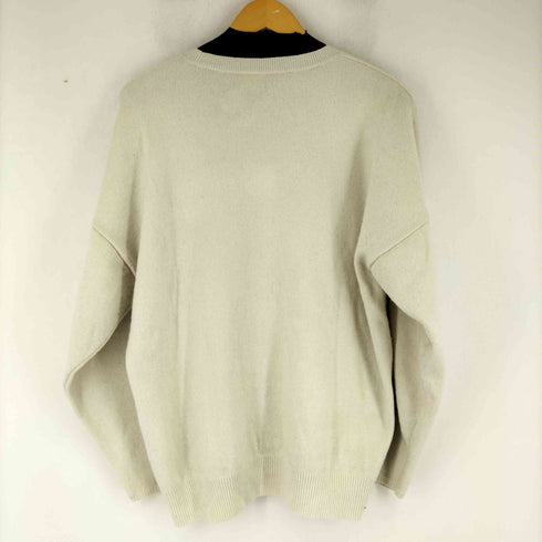 グラウンドワイ Ground Y CASHMERE WOOL ZIPPER CREW KNIT メンズ JPN:3