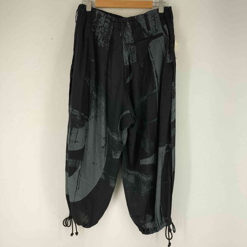 グラウンドワイ Ground Y RAYON PRINT NUMBER PATTERN BALLOON PANTS メンズ JPN:3