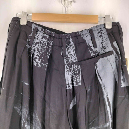 グラウンドワイ Ground Y RAYON PRINT NUMBER PATTERN BALLOON PANTS メンズ JPN:3