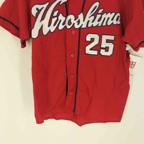 デサント descente プロ野球チームロゴ刺繍 ナンバリング ベースボールシャツ メンズ import:M