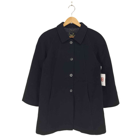 Mademoiselle CASHMERE カシミヤ混 ステンカラー コート レディース JPN:9号