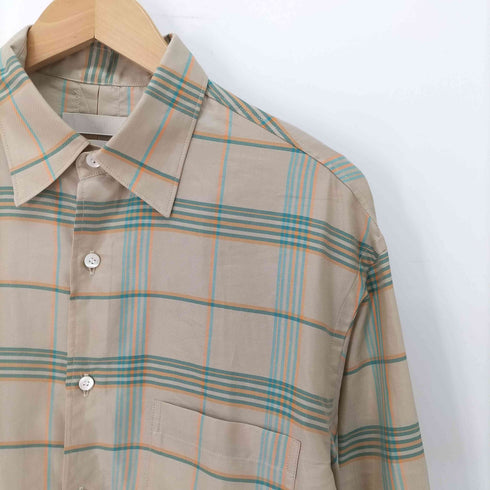 ヨーク YOKE 25SS PLAID REGULAR COLLAR SHIRT メンズ JPN:3