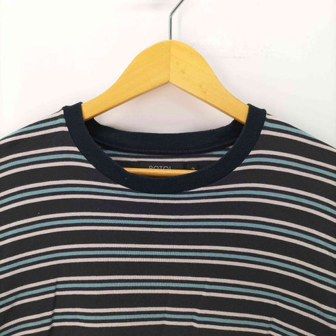 ロトル ROTOL 24SS WIDE TWIST LONG SLEEVE TEE BORDER ワイド ツイスト 長袖 Tシャツ ボーダー メンズ JPN:3