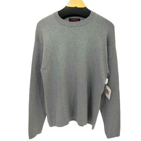 キャバン CABaN コットン カシミヤ クルーネック プルオーバー メンズ import:M