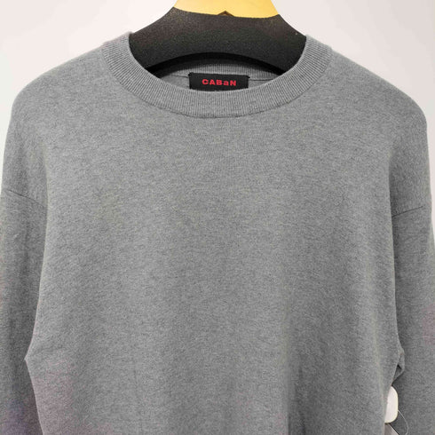 キャバン CABaN コットン カシミヤ クルーネック プルオーバー メンズ import:M