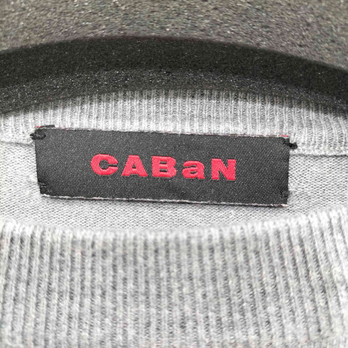 キャバン CABaN コットン カシミヤ クルーネック プルオーバー メンズ import:M