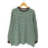 ロトル ROTOL 22SS TWIST L/S – BORDER – WHITE ボーダーロングスリーブ Tシャツ ロンT メンズ JPN:3