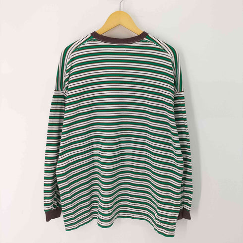 ロトル ROTOL 22SS TWIST L/S – BORDER – WHITE ボーダーロングスリーブ Tシャツ ロンT メンズ JPN:3