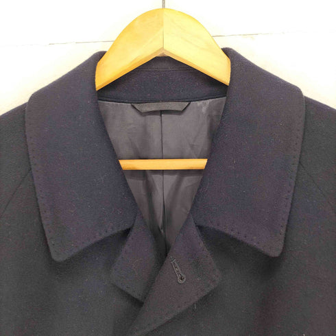 FIELD HOUSA cashmere カシミヤ100 比翼 ステンカラーコート メンズ import:S