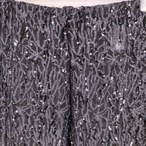 ザラ ZARA FLARED SEMI SHEER SEQUIN LEGGINGS フレアシルエット セミシアー スパンコール レギンス レディース JPN:M