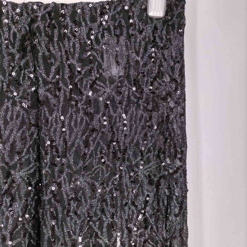ザラ ZARA FLARED SEMI SHEER SEQUIN LEGGINGS フレアシルエット セミシアー スパンコール レギンス レディース JPN:M
