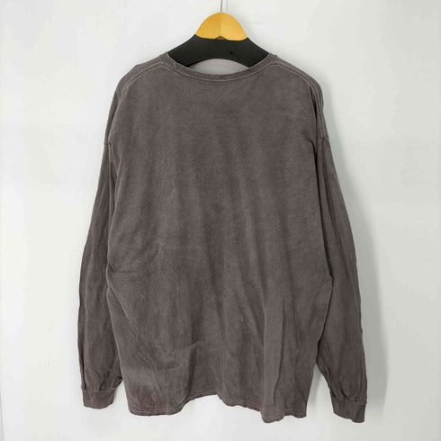 アンセルム ANCELLM EMBROIDERY DYED LS T-SHIRT ロンT メンズ