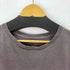 アンセルム ANCELLM EMBROIDERY DYED LS T-SHIRT ロンT メンズ